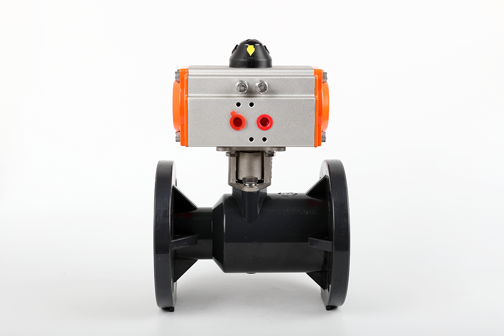 樟树气动法兰一体球阀